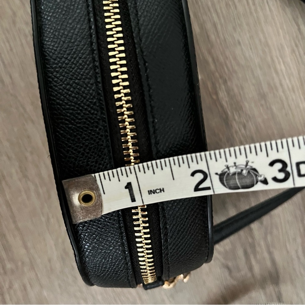 Coach Black Leather Crossbody Camera Bag - Picture 10 of 10